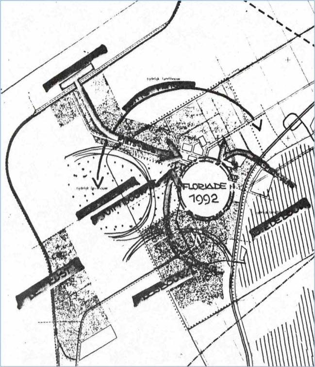 Pampushout als potentiële locatie voor de Floriade van 1992